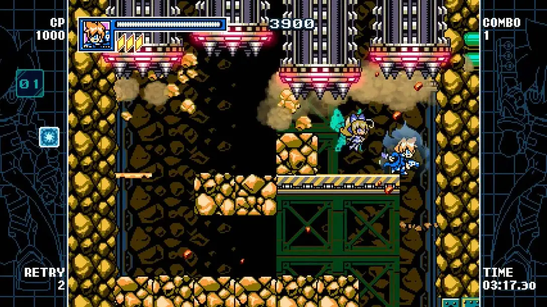 神力刚巴尔特爆裂 .MIGHTY GUNVOLT BURST 游戏内截图1 街机 动作
