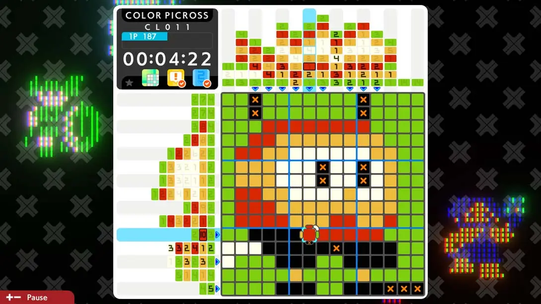 绘图方块 S 南梦宫传奇版 .PICROSS S NAMCO LEGENDARY edition 游戏内截图1 多人聚会 即时策略 益智