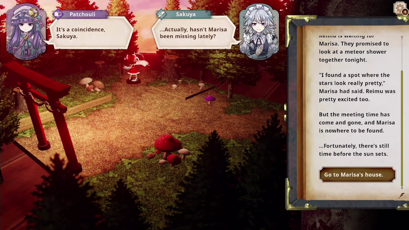 胡言山的魔理沙 .Marisa of Liartop Mountain 游戏内截图4 冒险 休闲