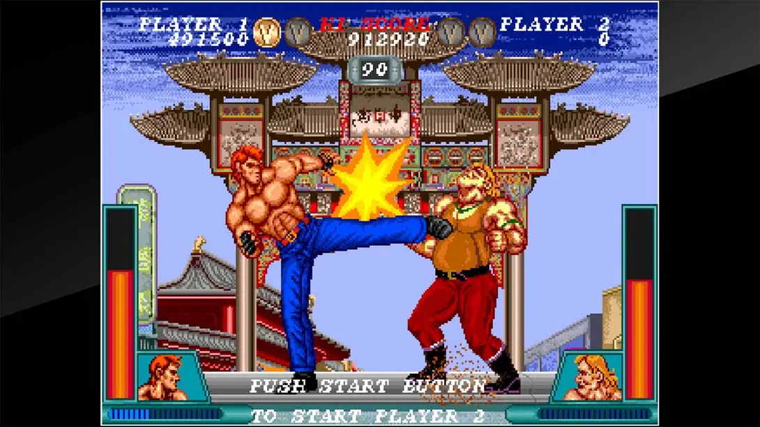 街机档案馆 孤独斗士Arcade Archives SOLITARY FIGHTER 游戏内截图3 格斗 街机