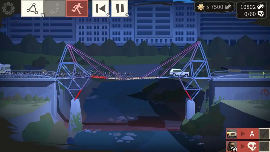 桥梁建筑师：行尸走肉 Bridge Constructor：The Walking Dead 游戏内截图3 经营 模拟
