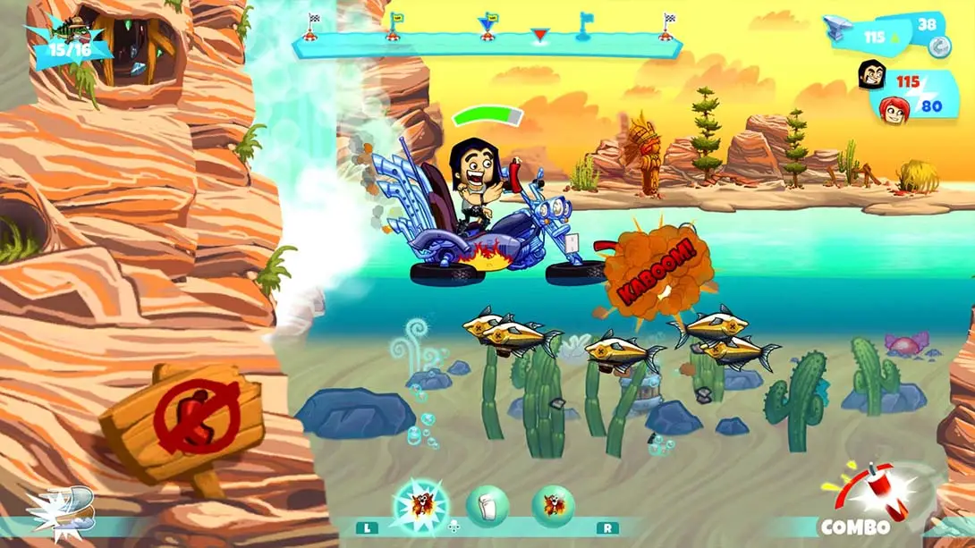 世界炸鱼游戏 Dynamite Fishing World Games 游戏内截图4 多人聚会 运动 街机 动作
