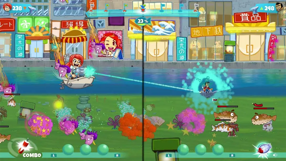 世界炸鱼游戏 Dynamite Fishing World Games 游戏内截图2 多人聚会 运动 街机 动作
