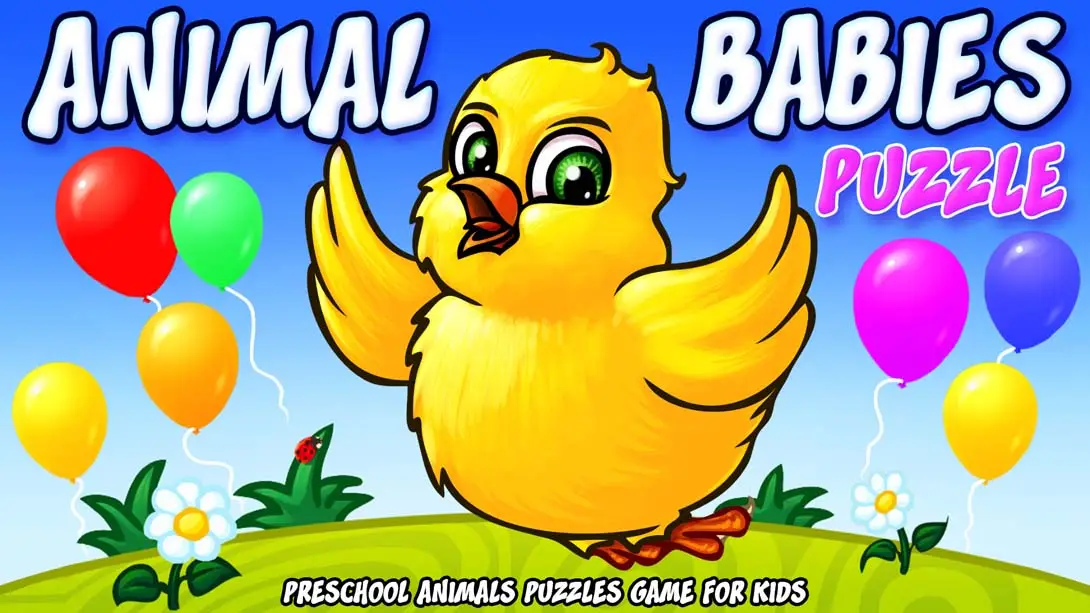 Animal Babies Puzzle - Top Wooden Preschool Animals Learning Children Kindergart封面图