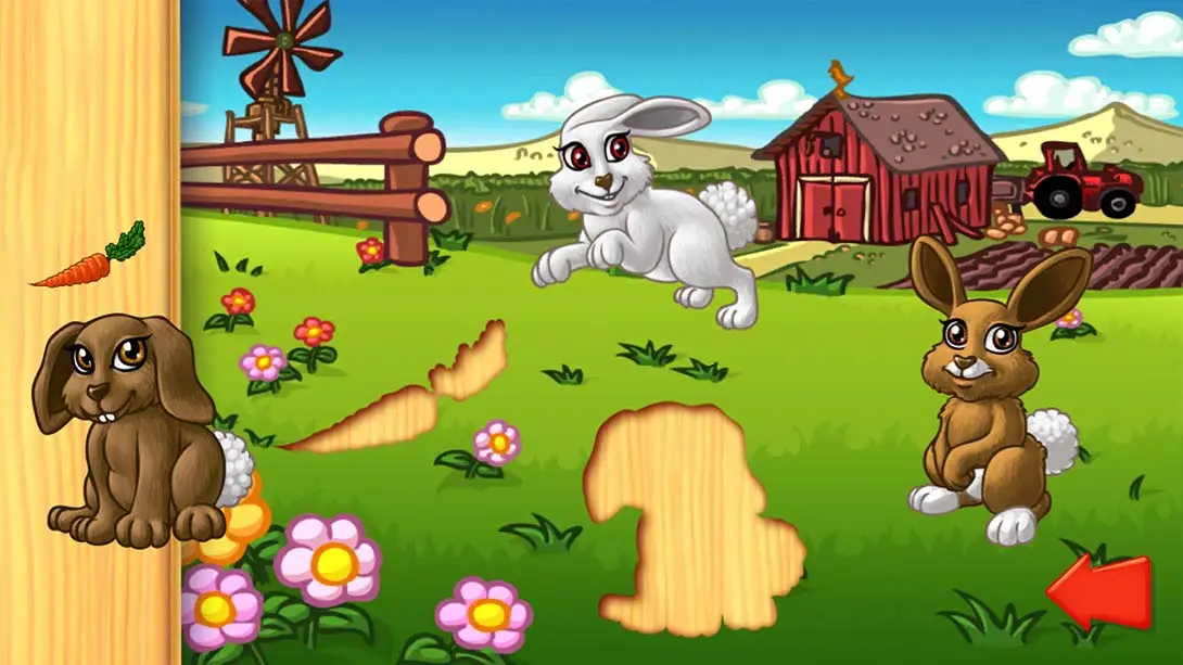 Animal Babies Puzzle - Top Wooden Preschool Animals Learning Children Kindergart 游戏内截图3 益智 休闲