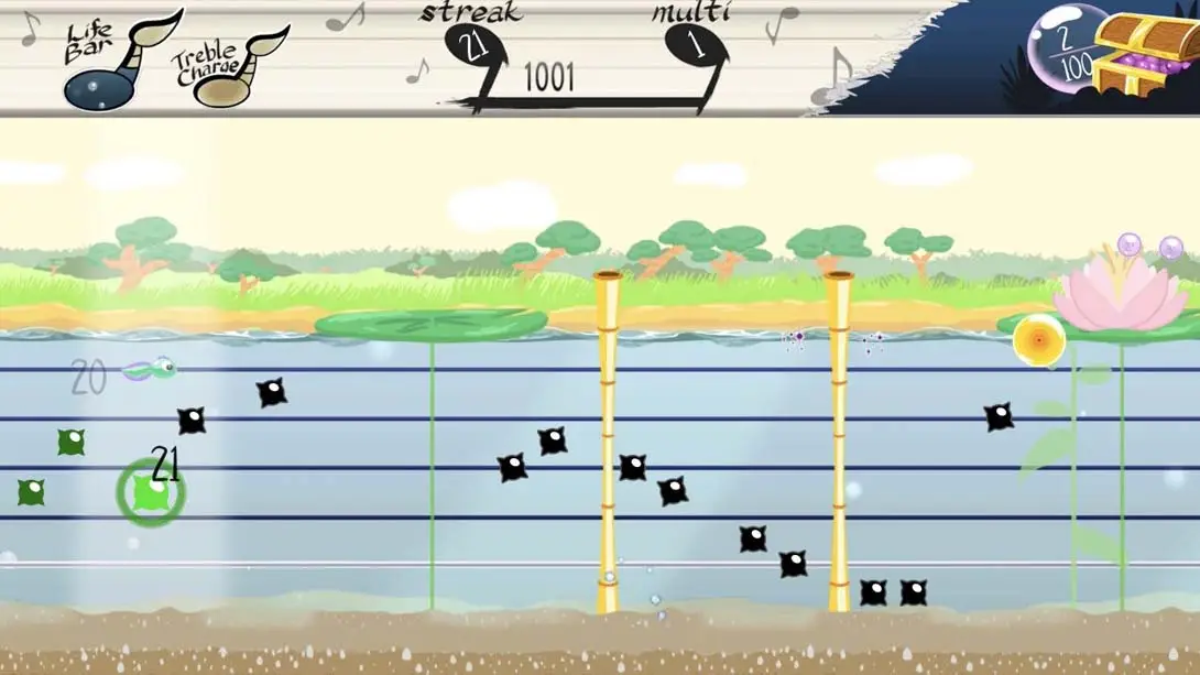 Tre高音安可 Tadpole Treble Encore 游戏内截图3 音乐 动作