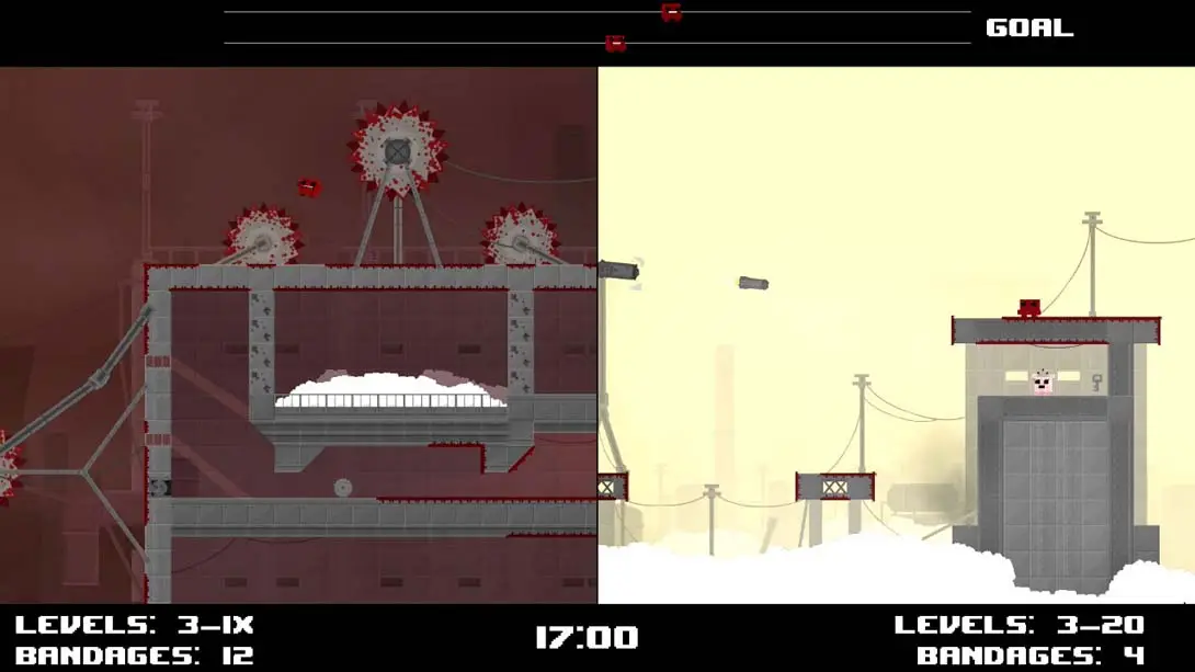 超级食肉男孩 Super Meat Boy 游戏内截图4 横版 竞速 独立