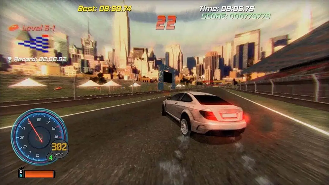 街机赛车记忆 .Out Racing Arcade Memory 游戏内截图2 街机 模拟 竞速 动作