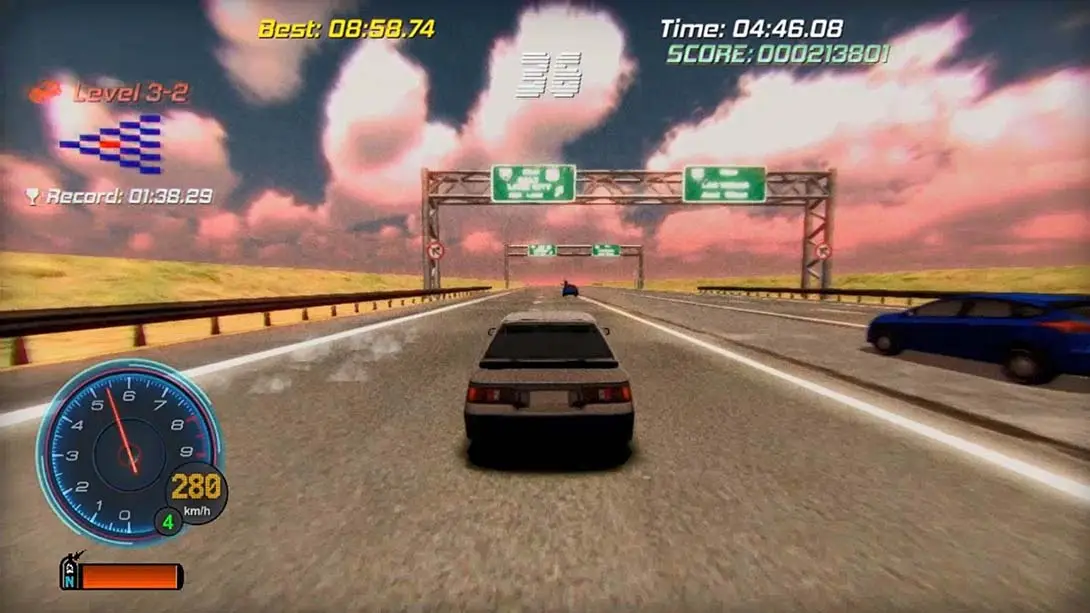 街机赛车记忆 .Out Racing Arcade Memory 街机 模拟 竞速 动作 游戏画面截图