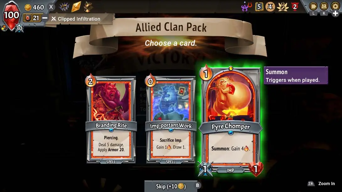 怪物列车：头等舱 Monster Train 游戏内截图4 热门 即时策略 冒险 魔改xci 卡牌