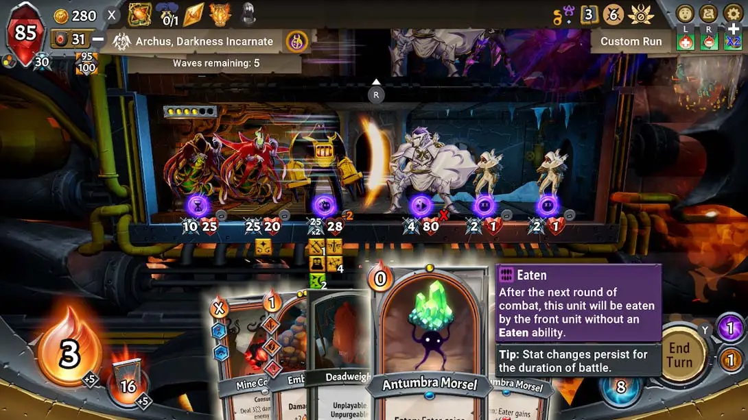怪物列车：头等舱 Monster Train 游戏内截图3 热门 即时策略 冒险 魔改xci 卡牌