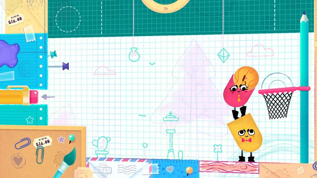 你裁我剪！斯尼帕 Snipperclips 热门 多人聚会 闯关 益智 游戏画面截图