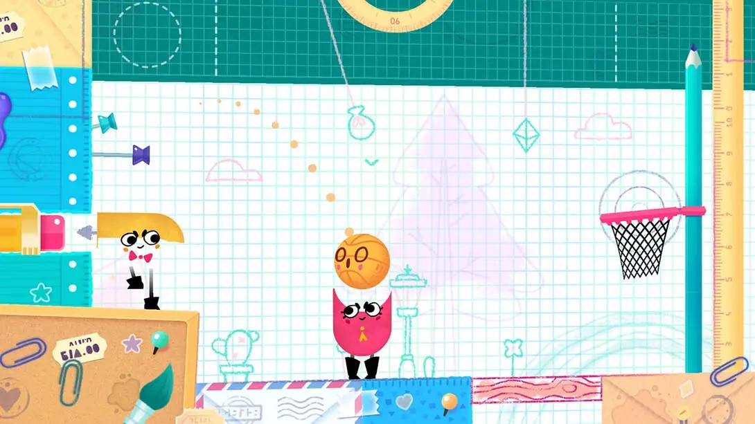 你裁我剪！斯尼帕 Snipperclips 游戏内截图4 热门 多人聚会 闯关 益智