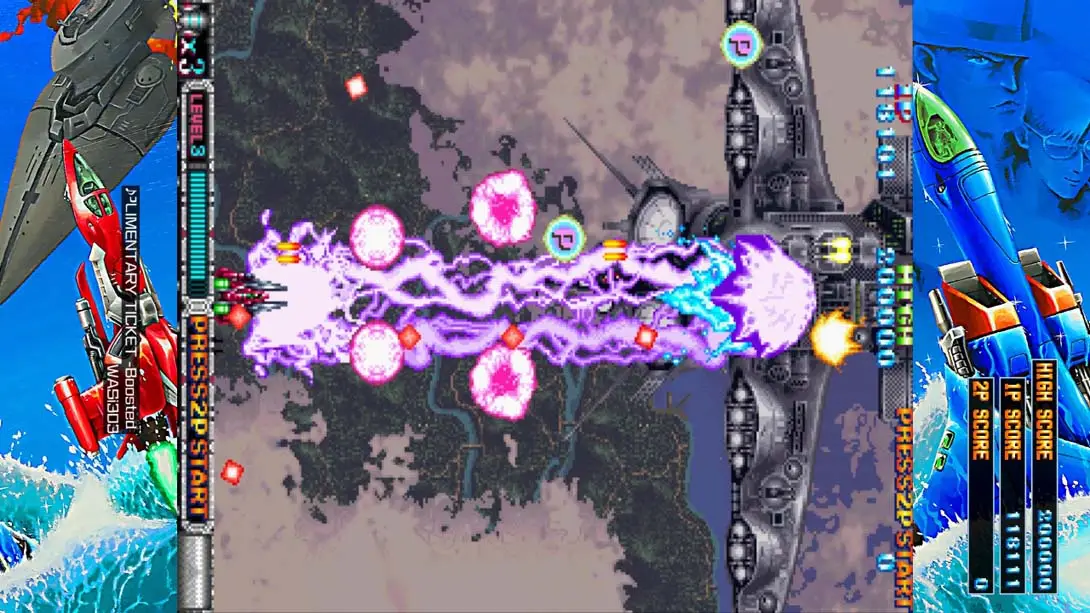 疯狂枪支Saturn 致敬升级版 .BATSUGUN Saturn Tribute Boosted 街机 射击 游戏画面截图