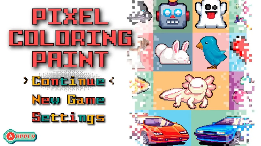像素着色涂料 .Pixel Coloring Paint 游戏内截图3 益智 休闲
