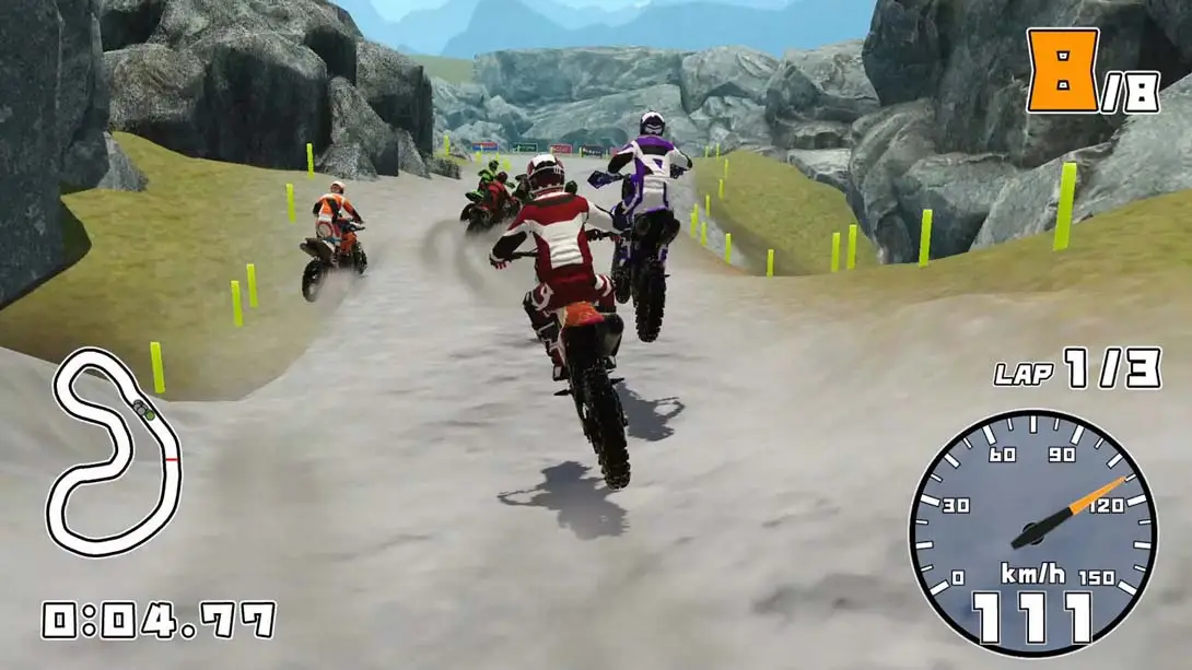 极限摩托车 X EXTREME BIKE X 游戏内截图2 多人聚会 街机 竞速 动作