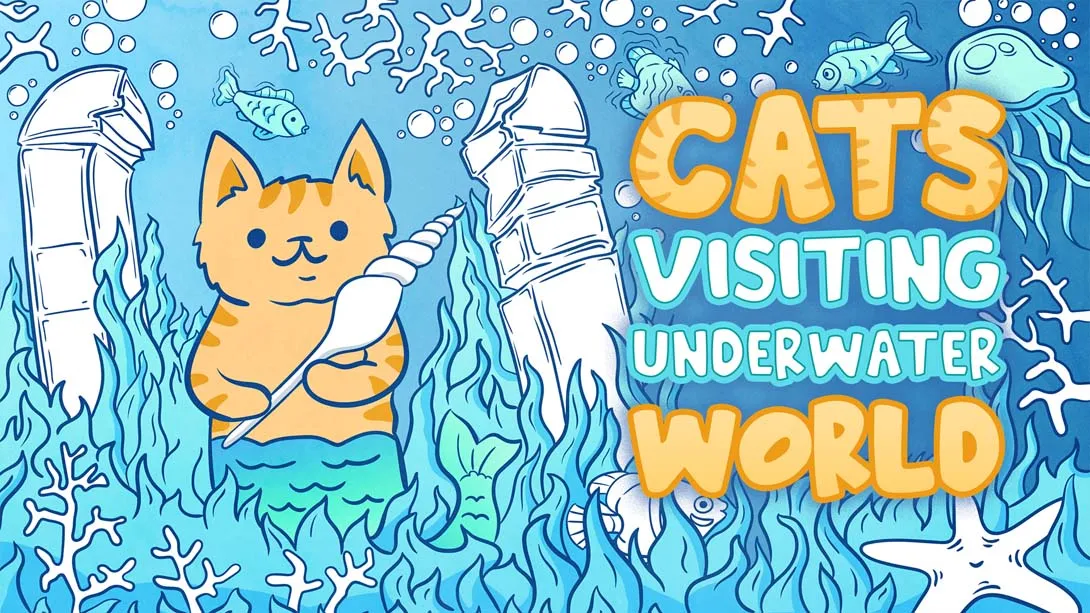 猫咪拜访海底世界 .Cats Visiting Underwater World封面图