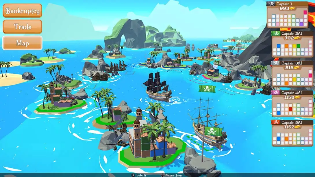 海盗黄金:加勒比宝藏 Piratepoly Gold: Caribbean Treasure 游戏内截图2 多人聚会 益智