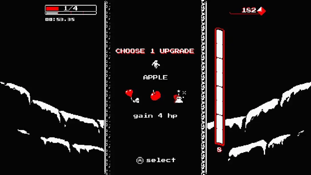 井下冒险 Downwell 街机 射击 独立 游戏画面截图
