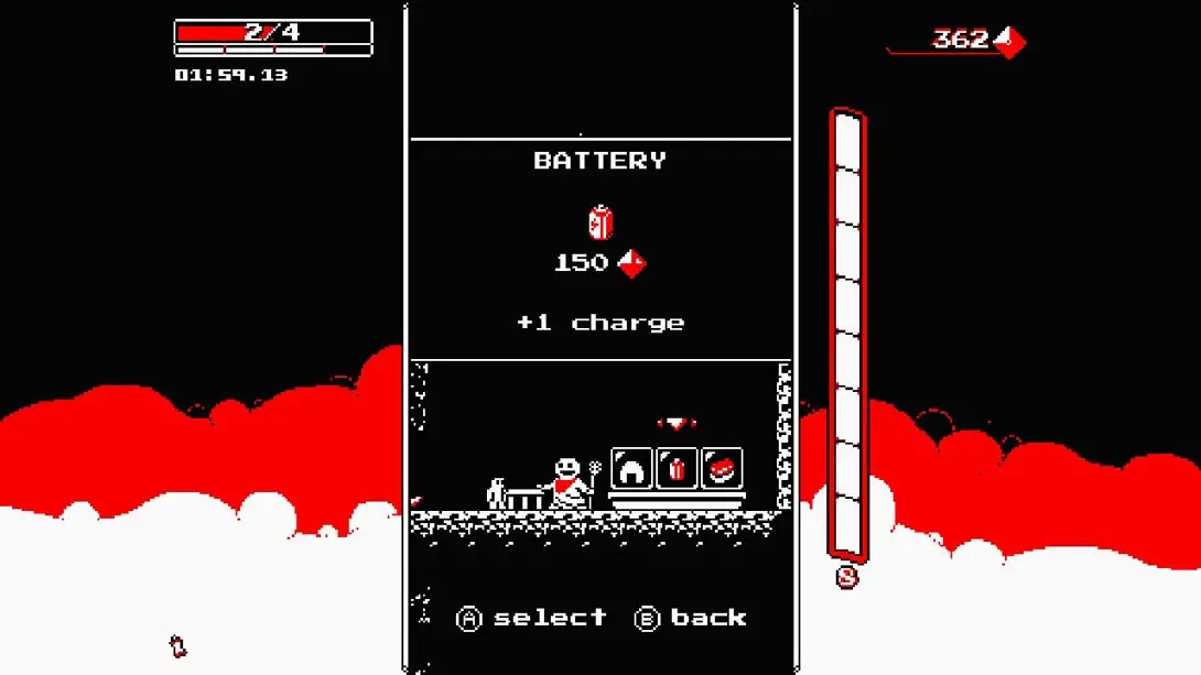井下冒险 Downwell 游戏内截图4 街机 射击 独立