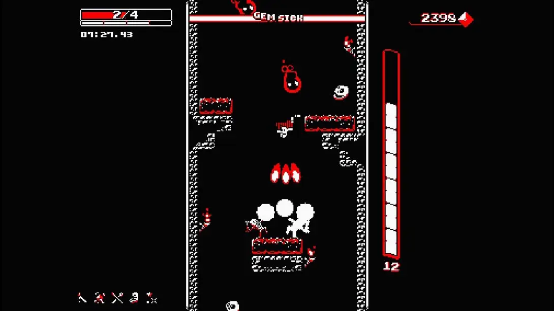 井下冒险 Downwell 游戏内截图2 街机 射击 独立