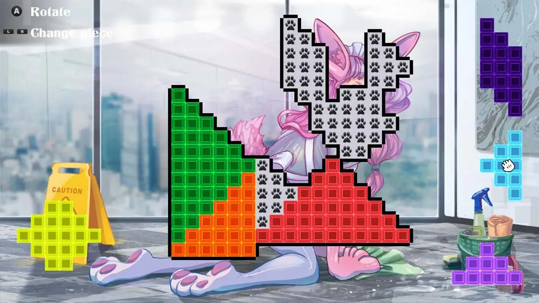 毛茸茸的无尽七巧板 Furry Hentai Tangram 游戏内截图4 益智