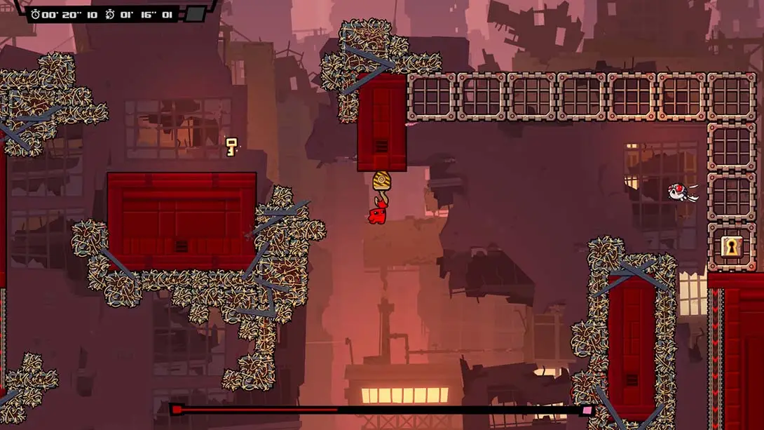 超级食肉男孩：永无止境 Super Meat Boy Forever 游戏内截图2 冒险 动作 独立