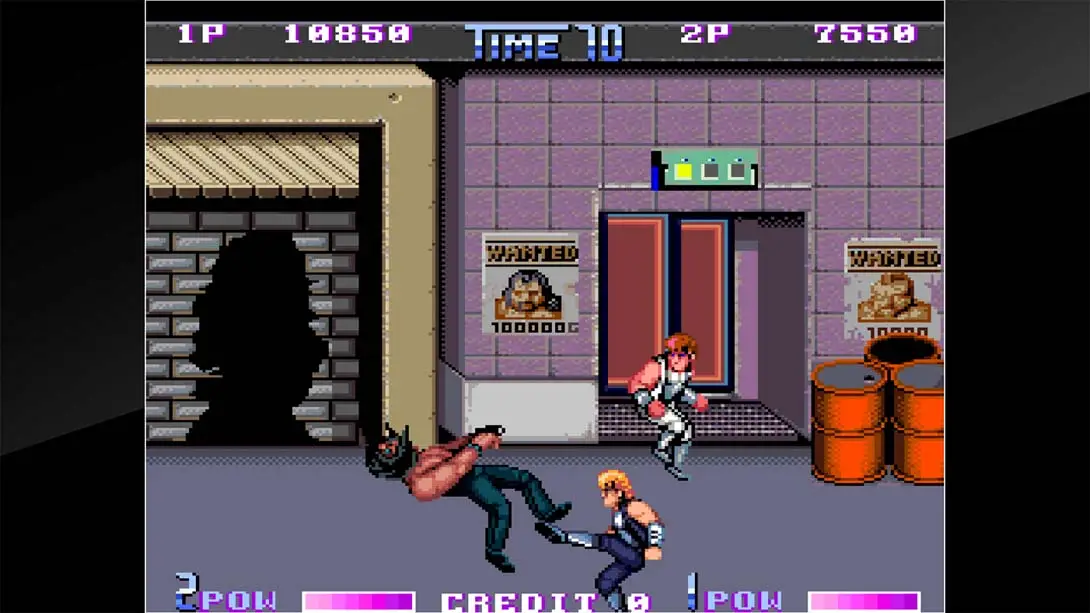 街机档案：双截龙2：复仇 Arcade Archives DOUBLE DRAGON II The Revenge 游戏内截图2 格斗 街机