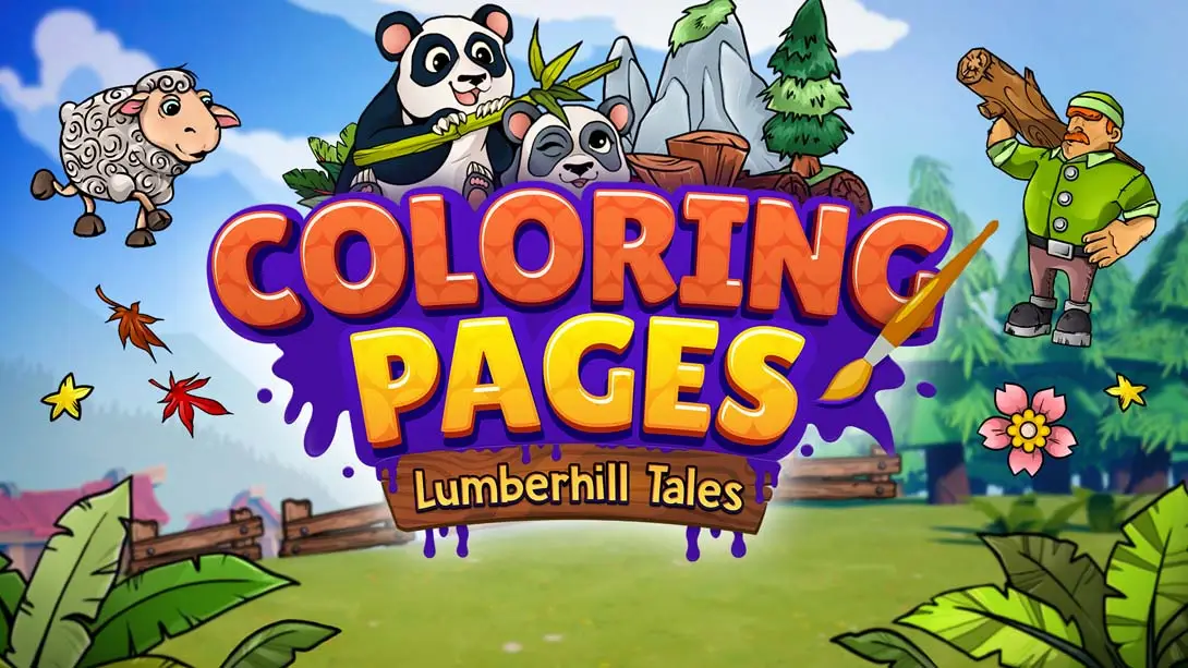 着色页:兰伯希尔故事 Lumberhill Tales: Coloring Pages封面图