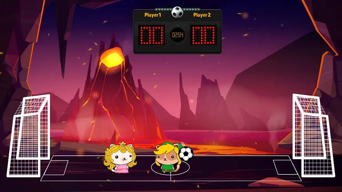 小猫头足球 Kitten's Head Football 游戏内截图4 多人聚会 运动 动作