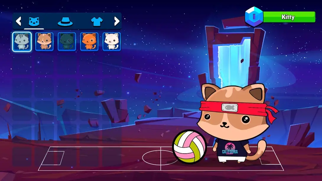 小猫头足球 Kitten's Head Football 游戏内截图1 多人聚会 运动 动作