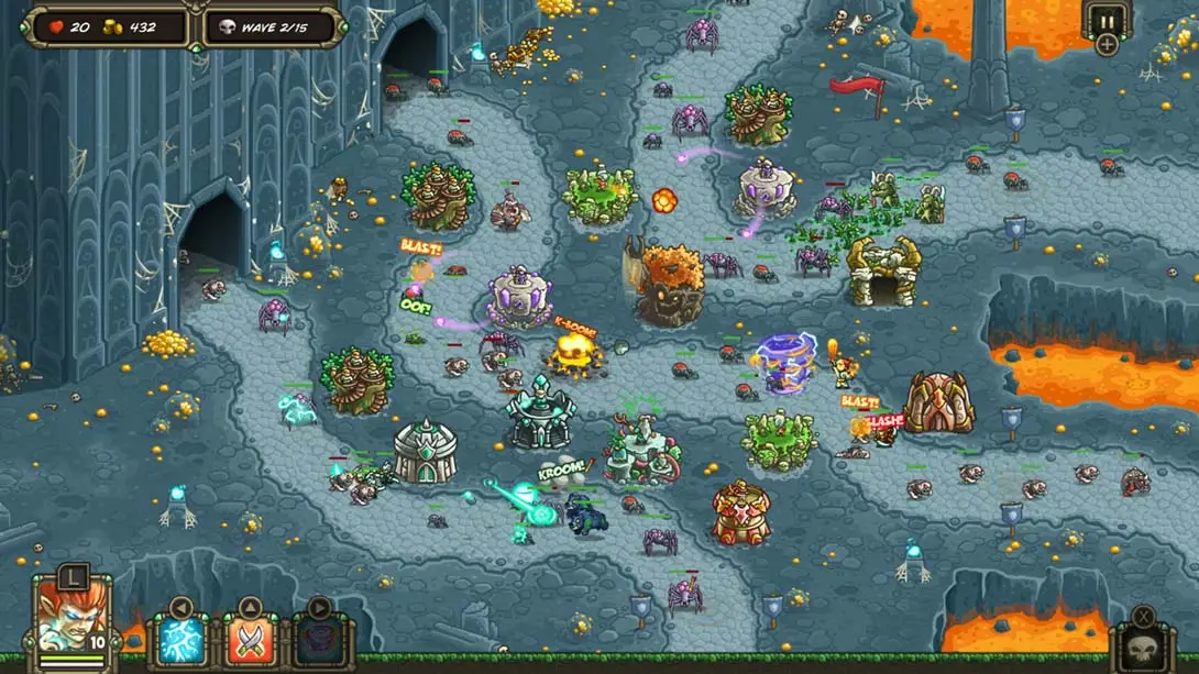 王国保卫战：起源 Kingdom Rush Origins 游戏内截图1 闯关 冒险 休闲 塔防