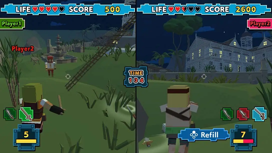 像素海盗 Voxel Pirates 格斗 竞速 动作 游戏画面截图