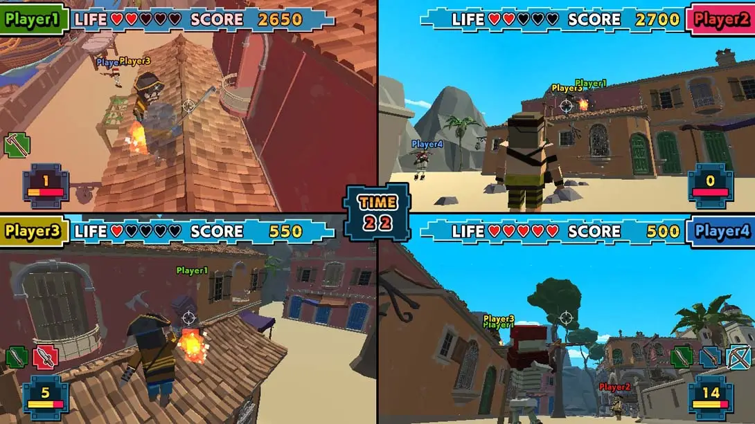 像素海盗 Voxel Pirates 游戏内截图2 格斗 竞速 动作