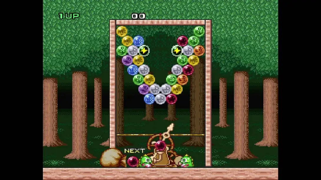 泡泡龙16位主机版 .Puzzle Bobble Bust-a-Move (16-Bit Console Version) 游戏内截图3 闯关 街机 益智 冒险