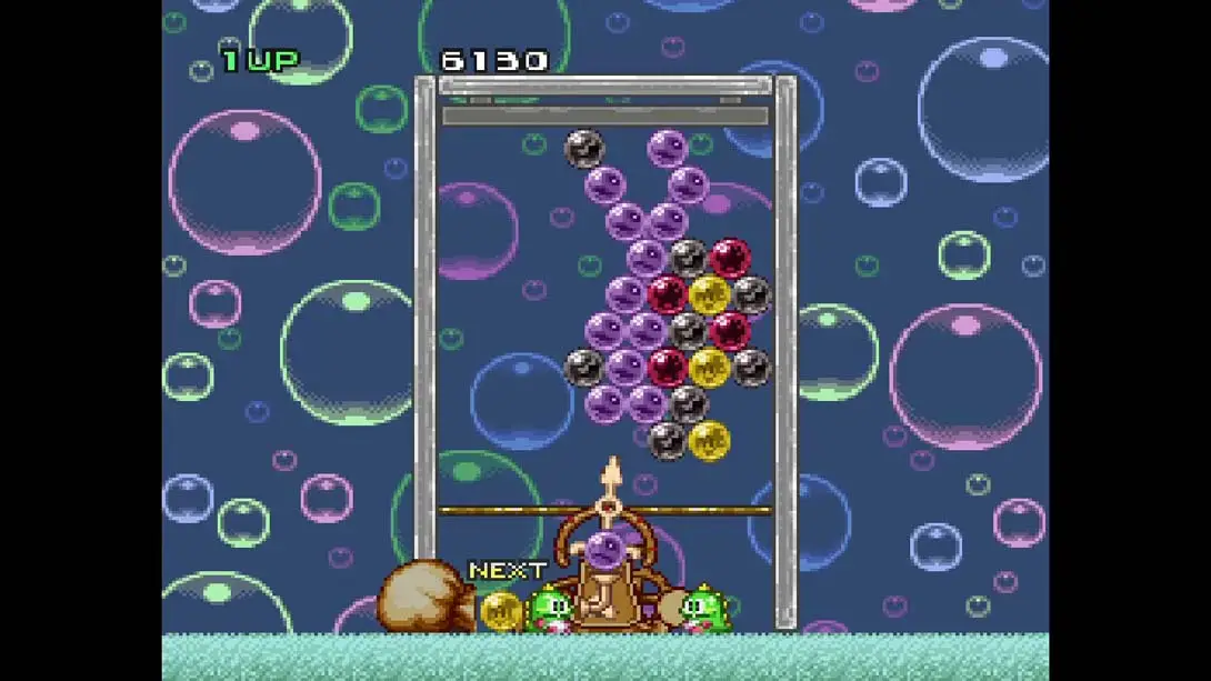 泡泡龙16位主机版 .Puzzle Bobble Bust-a-Move (16-Bit Console Version) 游戏内截图2 闯关 街机 益智 冒险