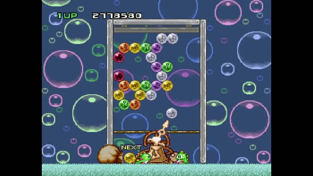 泡泡龙16位主机版 .Puzzle Bobble Bust-a-Move (16-Bit Console Version) 闯关 街机 益智 冒险 游戏画面截图