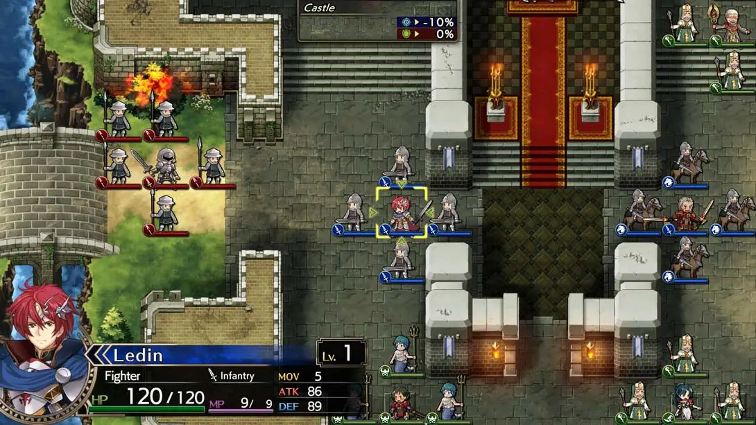 梦幻模拟战1+2 LANGRISSERⅠ&Ⅱ 闯关 冒险 游戏画面截图