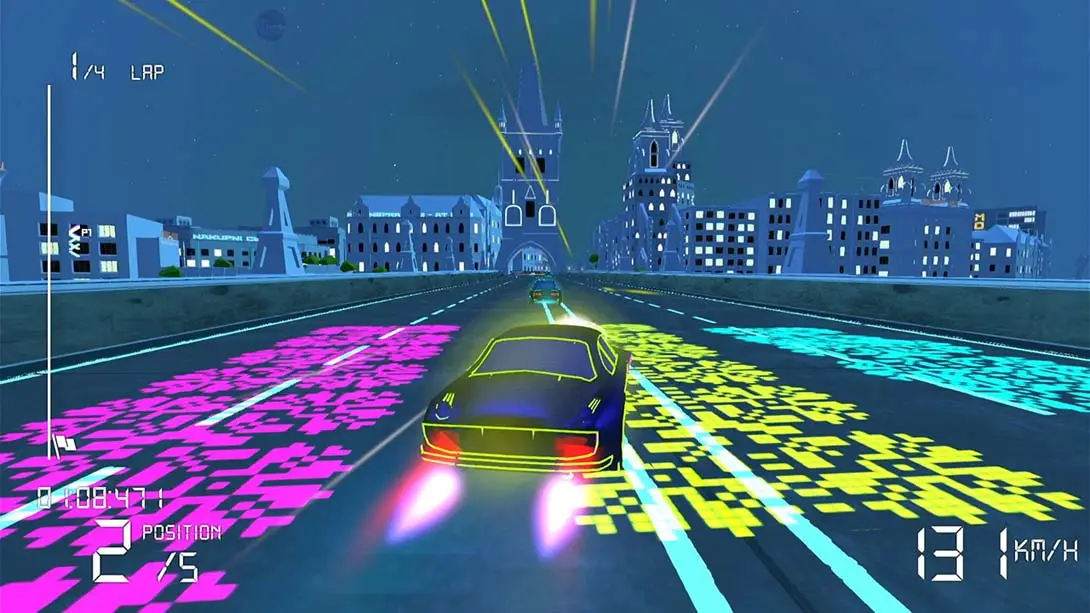 电子霓虹赛车 Electro Ride: The Neon Racing 冒险 竞速 动作 游戏画面截图