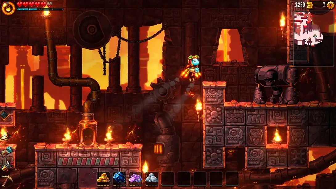 蒸汽世界 挖掘2 SteamWorld Dig2 游戏内截图3 闯关 横版 独立