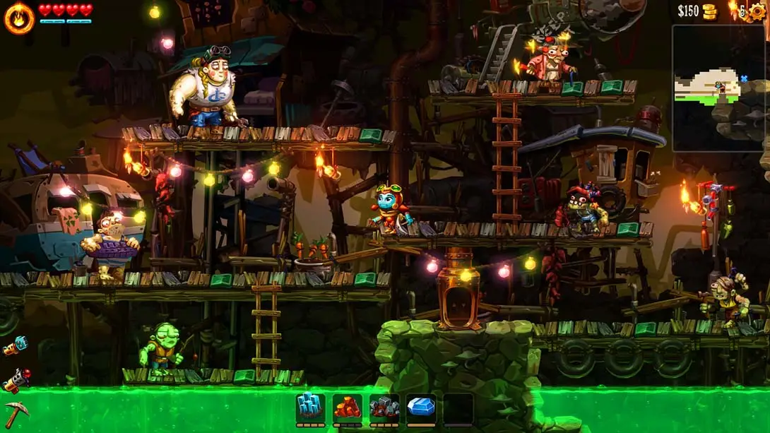 蒸汽世界 挖掘2 SteamWorld Dig2 游戏内截图2 闯关 横版 独立