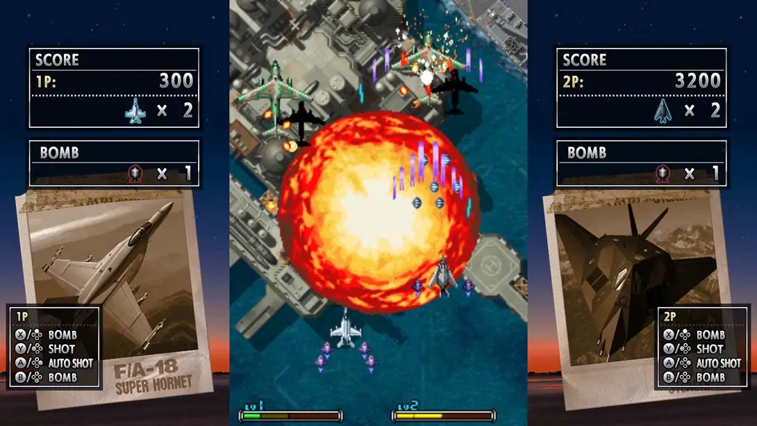 打击者Ⅲ STRIKERS1945 Ⅲ for Nintendo Switch 街机 射击 游戏画面截图