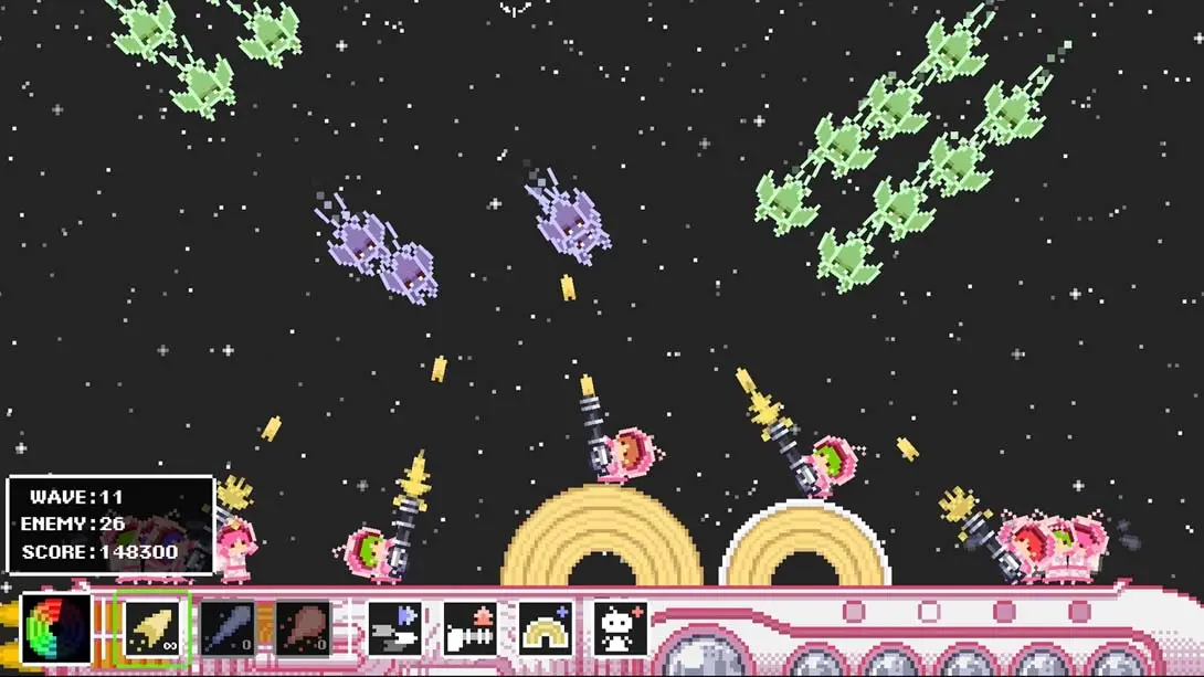 蛋糕入侵者 Cake Invaders 游戏内截图1 街机 射击 魔改xci