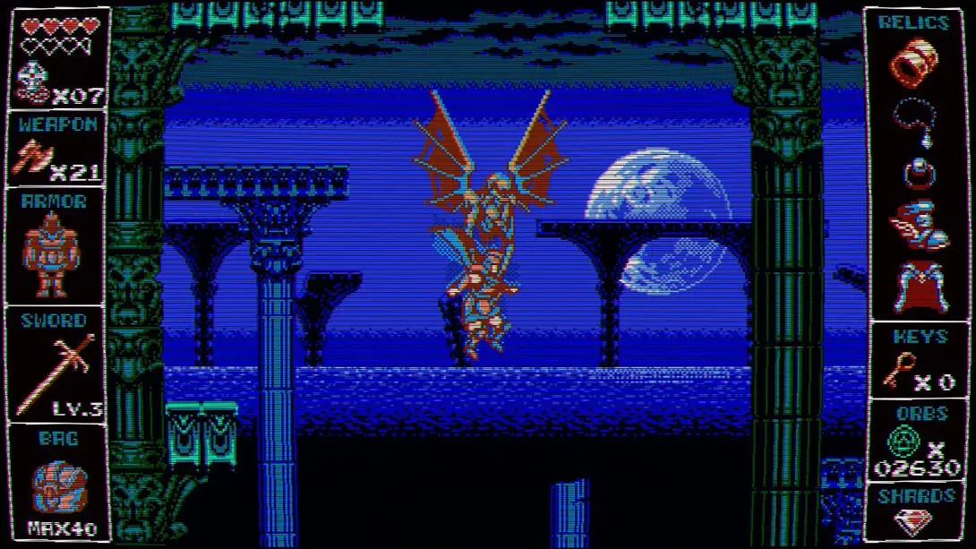Oniken：复刻版和奥达勒斯：黑暗召唤 合集 Oniken & Odallus Col... 游戏内截图3 街机 冒险 动作