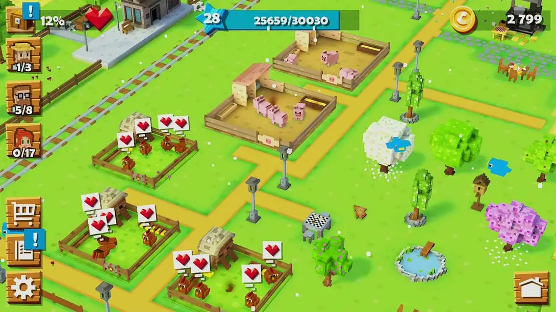 块状农场 .Blocky Farm 即时策略 模拟 游戏画面截图