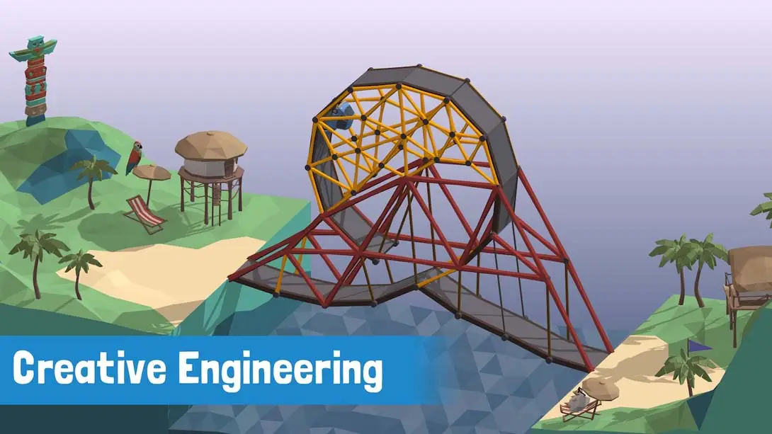 桥梁建筑师 Poly Bridge 游戏内截图3 益智 模拟