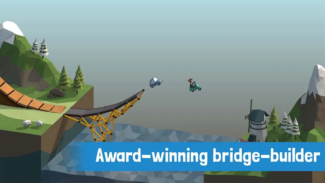 桥梁建筑师 Poly Bridge 游戏内截图2 益智 模拟