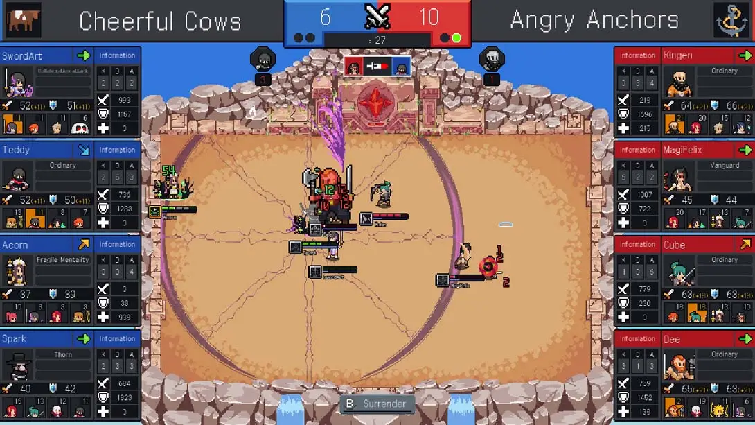 团战经理 Teamfight Manager 游戏内截图1 格斗 即时策略 模拟 魔改xci